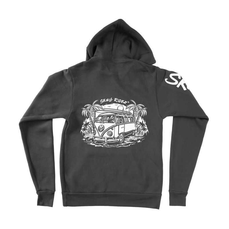 Sponge Fleece Pullover Hoodie - VW BUS