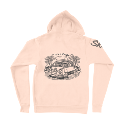 Sponge Fleece Pullover Hoodie - VW BUS