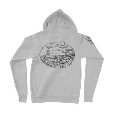 Sponge Fleece Pullover Hoodie - WAKESURF 02