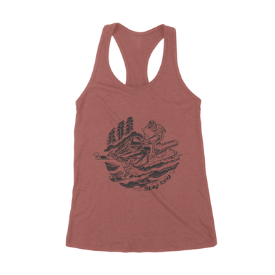 Women's Recerback Tank Top - SNOWMOBILE